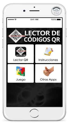 Lector Fácil de Códigos QR(圖1)-速報App