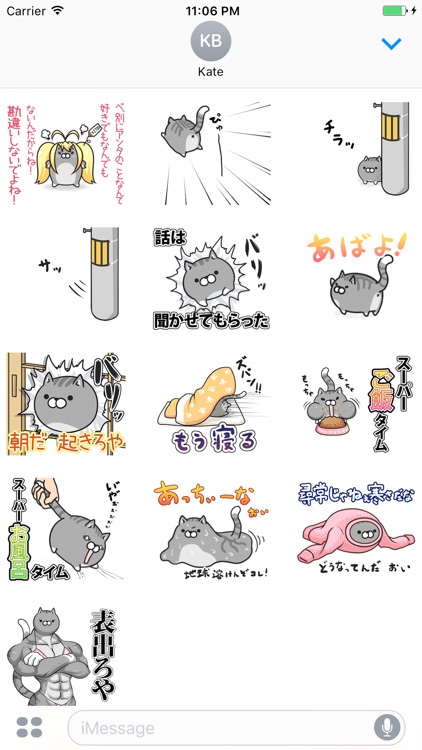 Lyha The Brown Funny Cat Japanese Sticker Vol 1