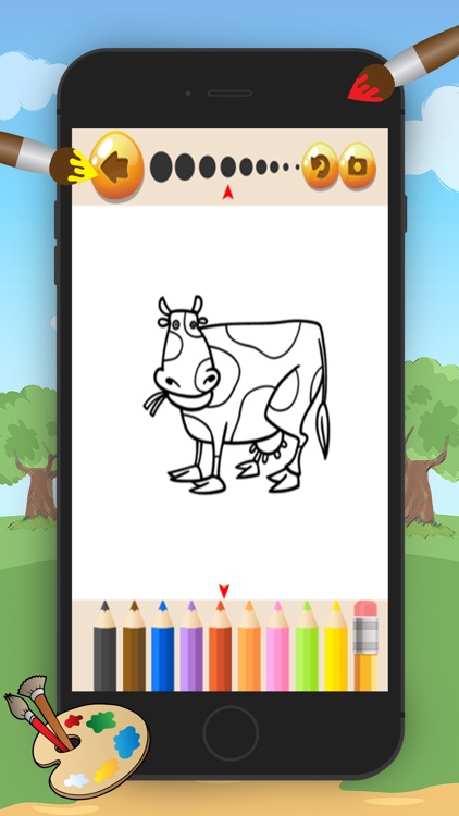 Land Animals Coloring Book for Kids or Preschool screenshot-4