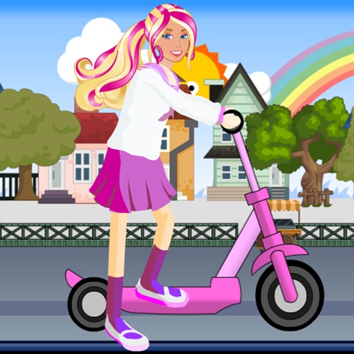 Scooter Girl Road Racing iOS App