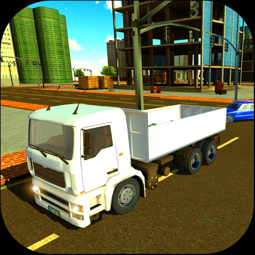 Concrete Excavator & Rock Transporter Truck Games Icon