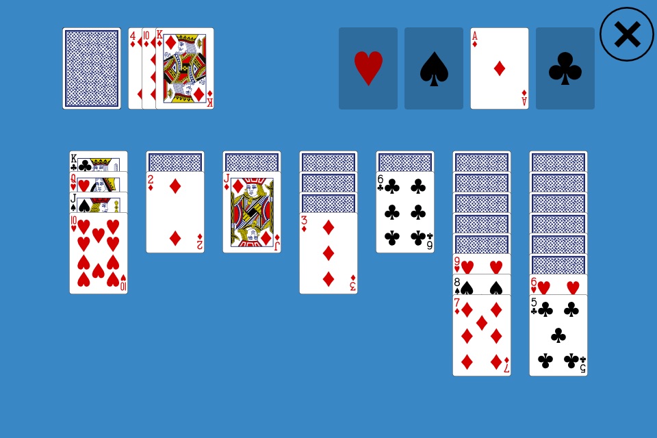 Classic Klondike Solitaire screenshot 2