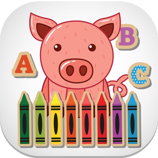 ABC Kids Toddler Coloring Book Pages for Boy Girl iOS App