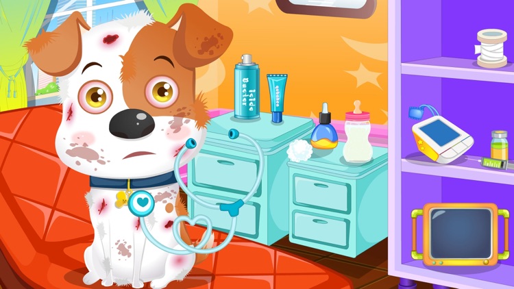 Pet Dog Care-puppy doctor game