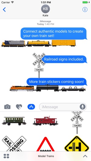 Model Train Stickers