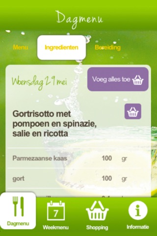 Menofood screenshot 2