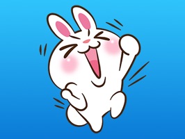 Chubby The Cute Rabbit Stickers 2