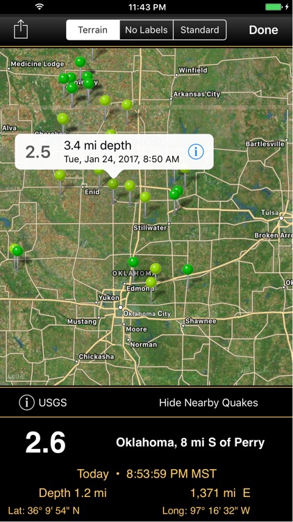 QuakeWatch - Latest Earthquakes Info screenshot-3