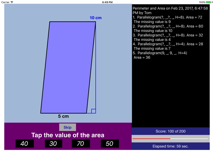 Perimeter & Area screenshot-3