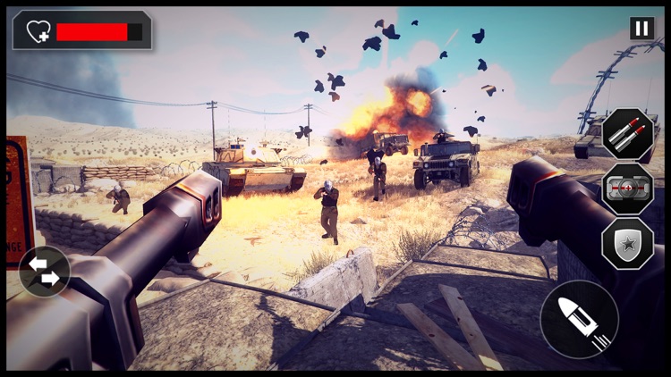 Frontline US Army Missile War : Terrorist Shooting