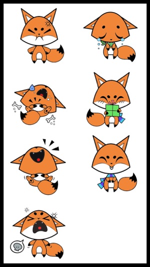 Cute Foxy Stickers(圖1)-速報App