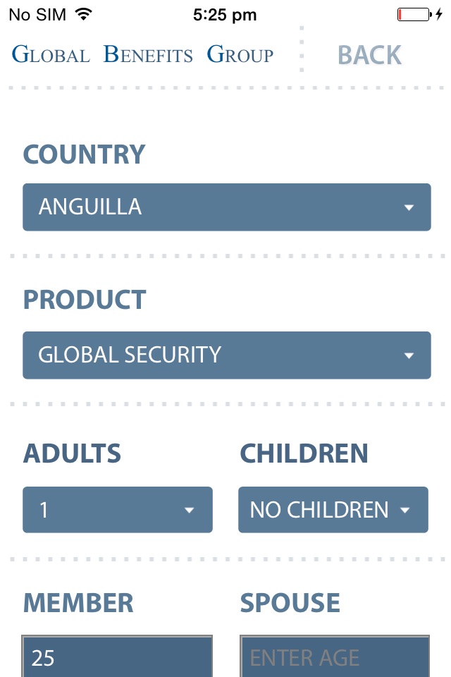 Global Benefits Group screenshot 2