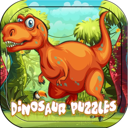Dinosaur Jigsaw Games - Pre-K Activities Puzzles Icon
