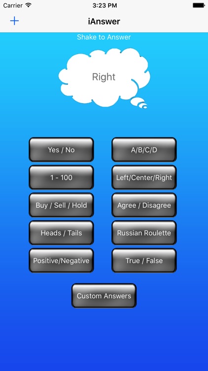 iAnswer "Random Answer Generator"