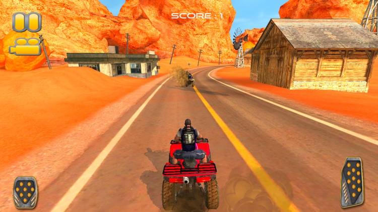 Extreme Racing Of Quad Bikes