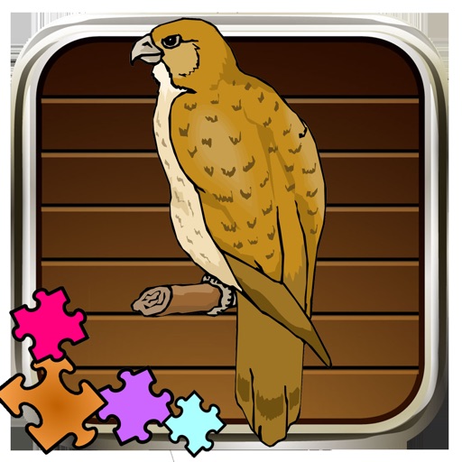 Animals and Bird - Hawk Jigsaw for Kids Puzzles Icon