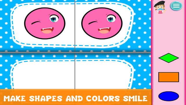 Shapes and colors smile to smart children playing(圖1)-速報App