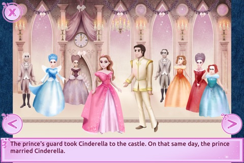 Cinderella - Fairy tale with games for girls screenshot 4