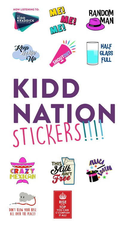 KiddNation Stickers