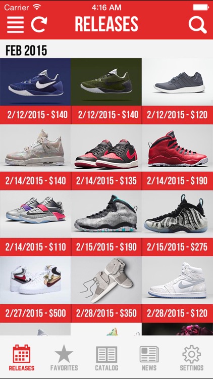 sneaker crush release dates