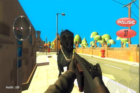 Dino Sniper Hunt City screenshot 2
