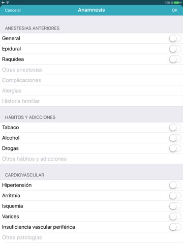 Preanesthetic Evaluation screenshot 3