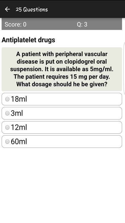 Fluid Dosages Quiz