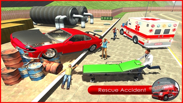 Ambulance Simulator- Rescue Drive In City(圖1)-速報App