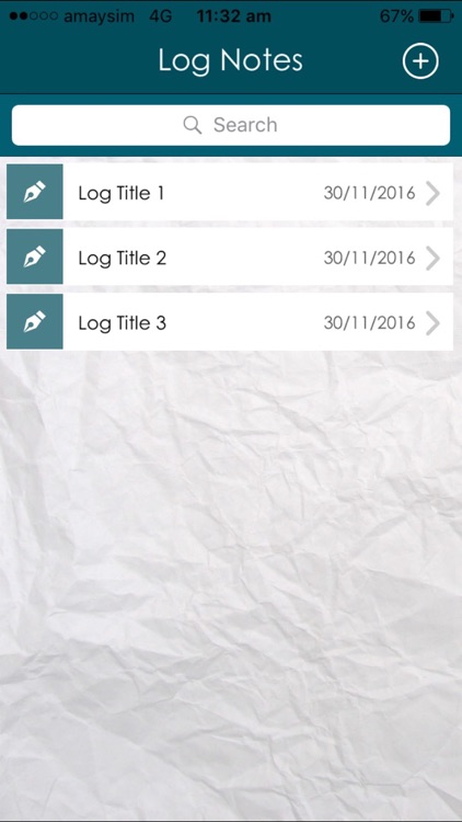 Log Notes
