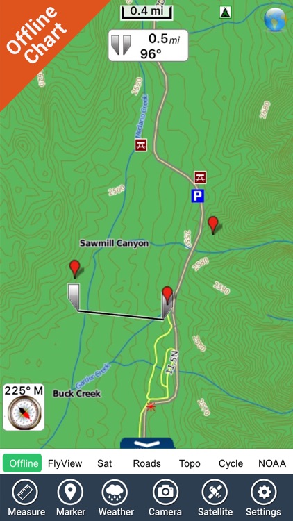 Great Sand Dunes National Monument GPS Map
