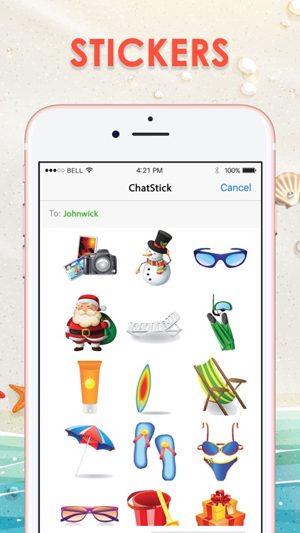 At The Holiday Stickers for iMessage Free