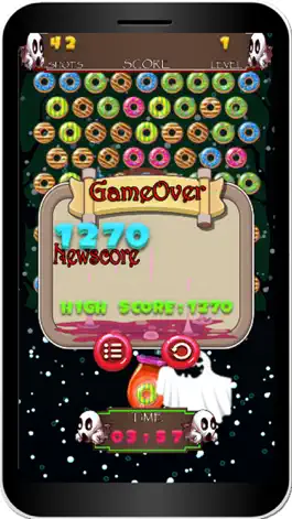 Game screenshot Ghost Donut Shooter - Puzzle Bubble Deluxe mod apk