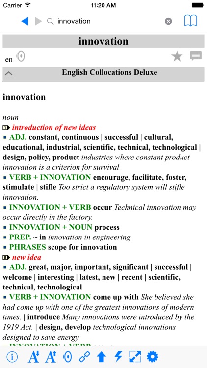 English Collocations Dictionary Deluxe screenshot-3