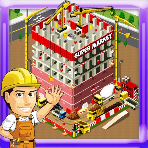 Build the Supermarket - Mall Builder Games Icon