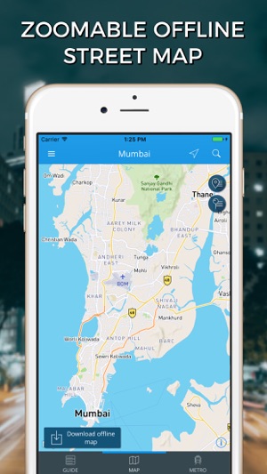 Mumbai Travel Guide with Offline Street Map(圖4)-速報App