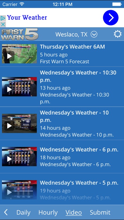KRGV FIRST WARN 5 Weather