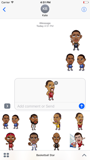 Basketball Star - Animated Stickers And 