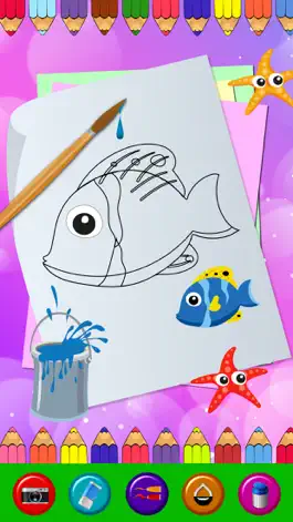 Game screenshot kids finger painting: handpaint on pics hack