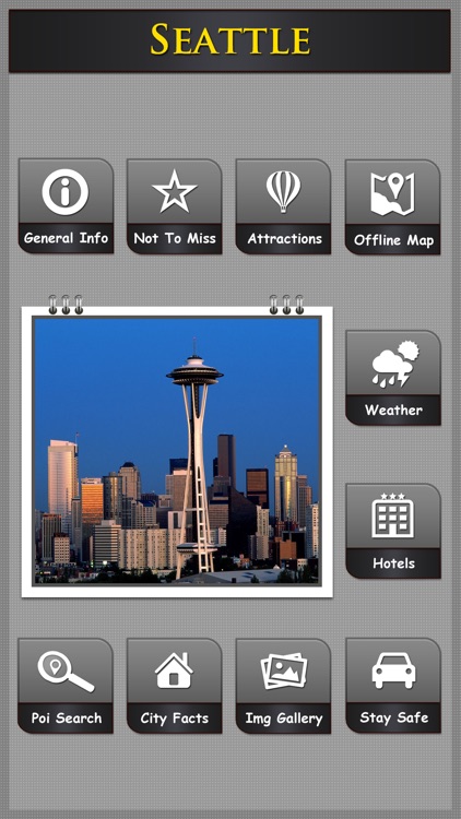 Seattle Offline Map City Guide