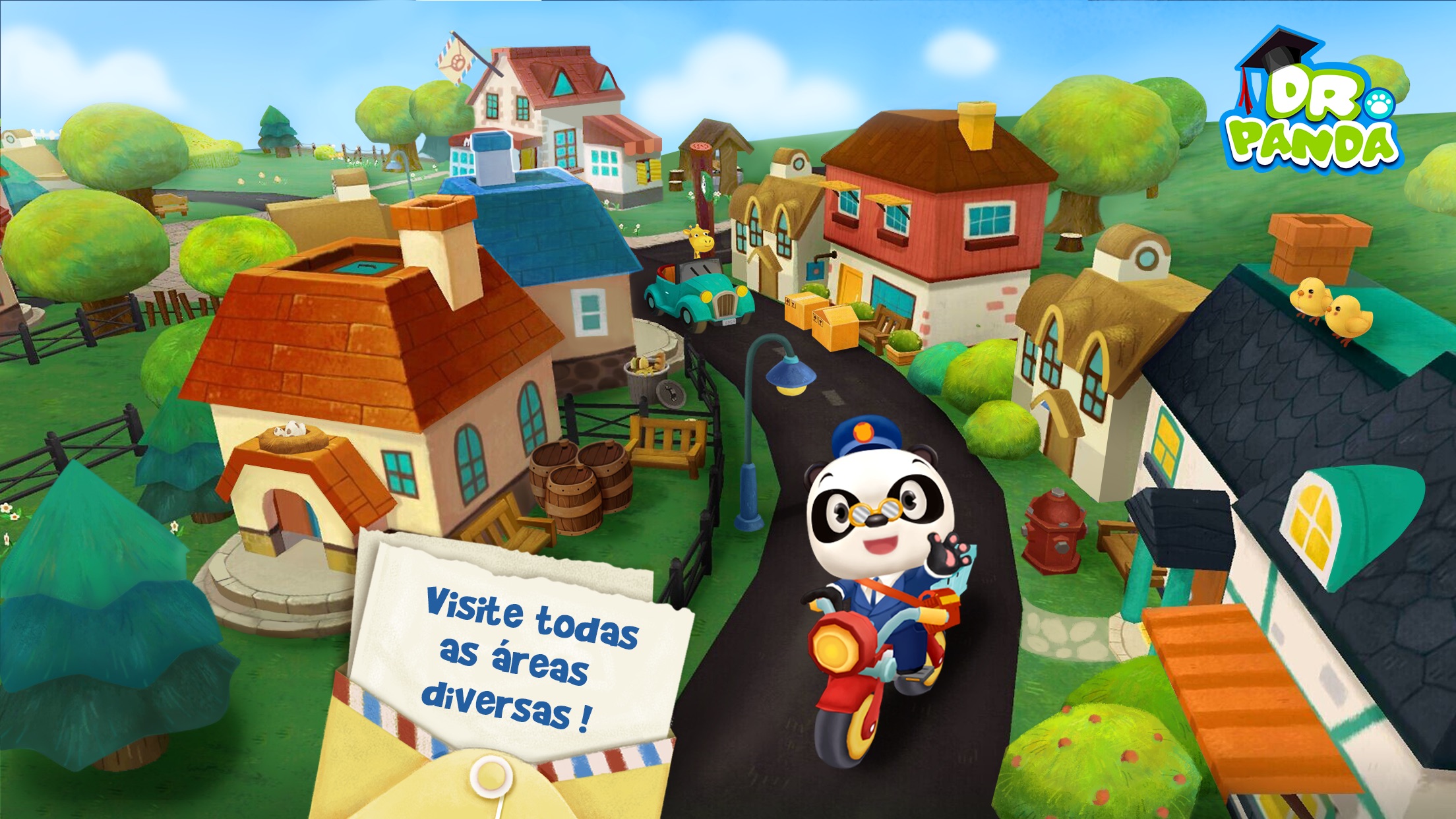 Screenshot do app Dr. Panda Carteiro