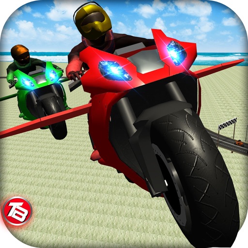 Flying Drift Bike Racing icon