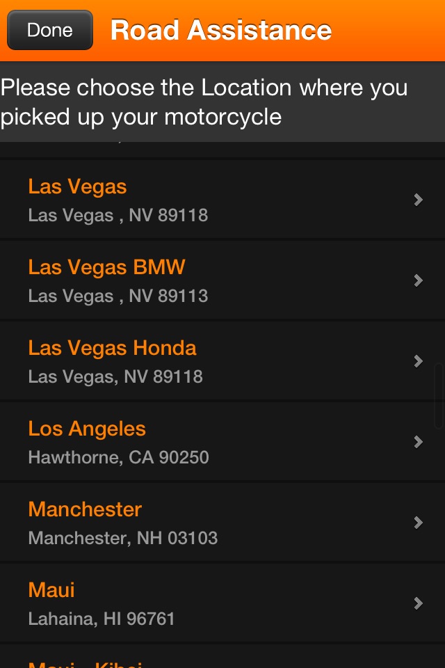 EagleRider Motorcycle Rentals screenshot 2