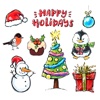 Happy Holidays! Stickers