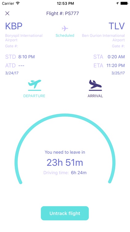 Flight Track and Timer