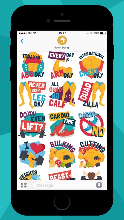 Gym Bro Stickers
