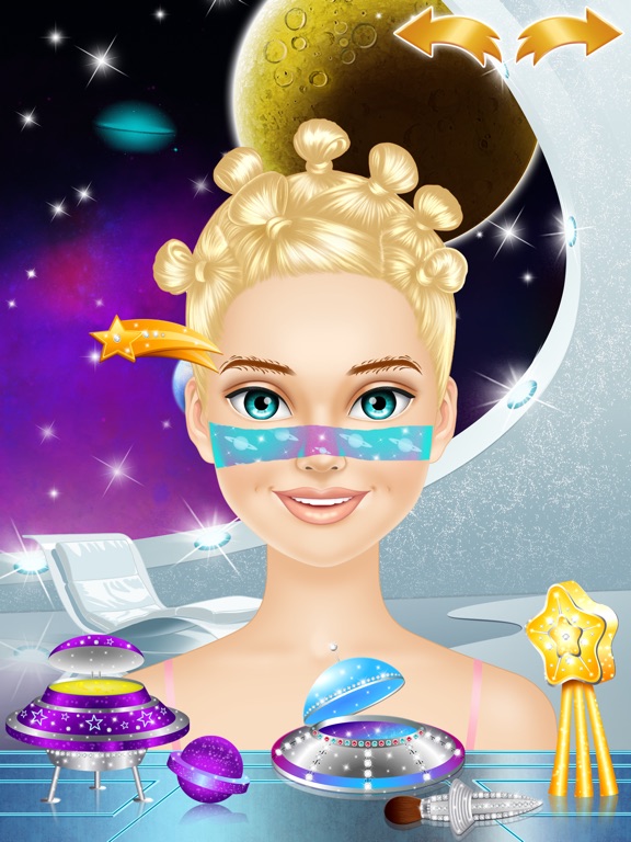 космос девочки салон - галактика игры для детей для iPad