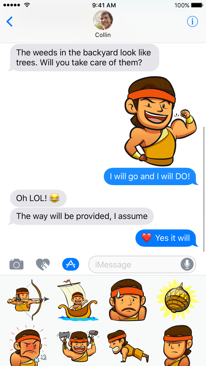 LDS Stickers “I, Nephi”