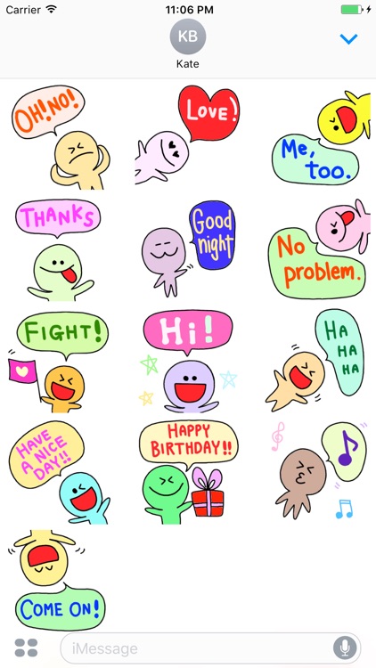 Campbell The Funny Doodle Boy Stickers