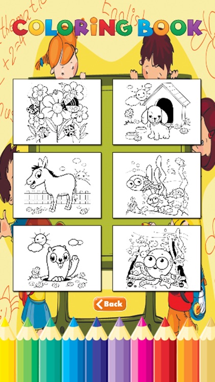 Kid And Animal Coloring - Activities for Kid screenshot-4