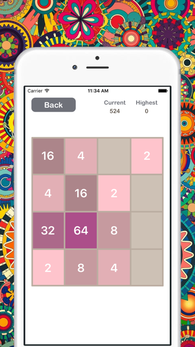Colored 2048 - bring a lot of colors to your game! screenshot 3